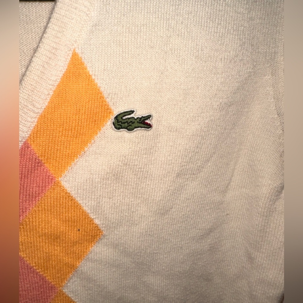 Lacoste alligator Argyle Sweater - Picture 3 of 5